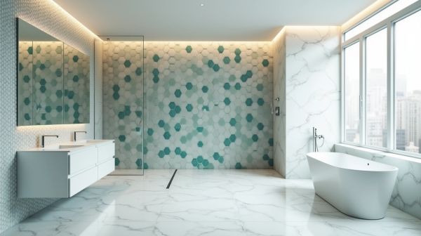 Vos idées de carrelage pour une salle de bain tendance