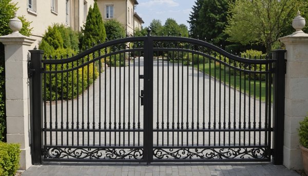 Portails en aluminium fabrication française : qualité et style domestique